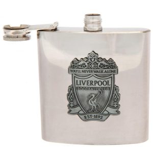liverpool fc hip flask