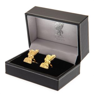 liverpool fc gold plated liverbird cufflinks