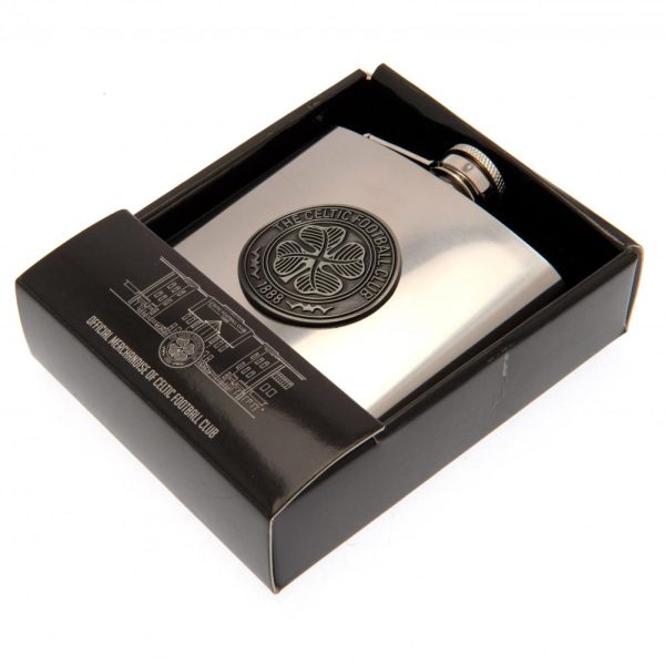 celtic fc hip flask