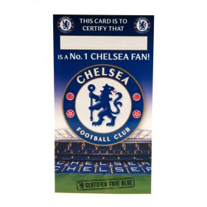 chelsea fc no. 1 fan birthday card