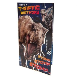 jurassic world birthday card