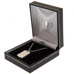 chelsea fc icon dog tag & chain