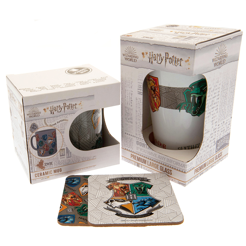 harry potter gift set magical glass