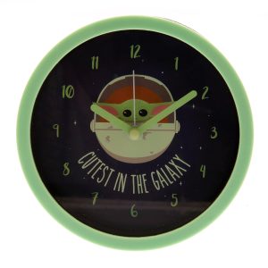 star wars: the mandalorian desktop clock