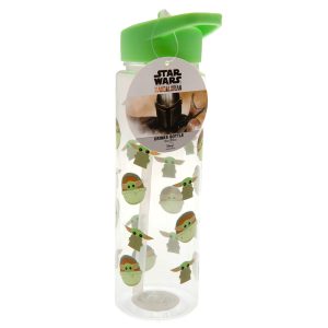 star wars: the mandalorian plastic drinks bottle