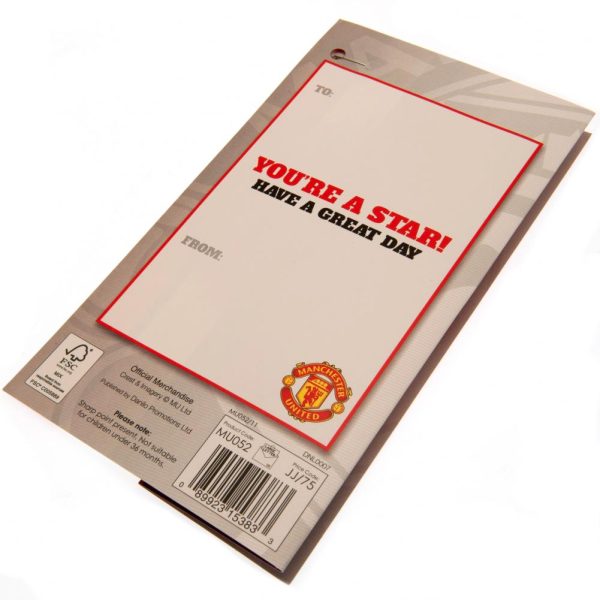 manchester united fc son birthday card