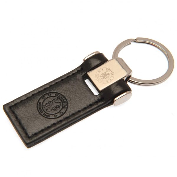 chelsea fc leather key fob