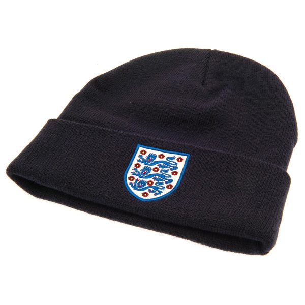 england fa navy cuff beanie