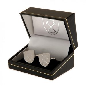 west ham united fc stainless steel formed cufflinks