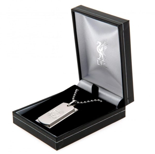liverpool fc double dog tag & chain