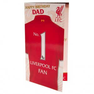 liverpool fc no. 1 dad birthday card