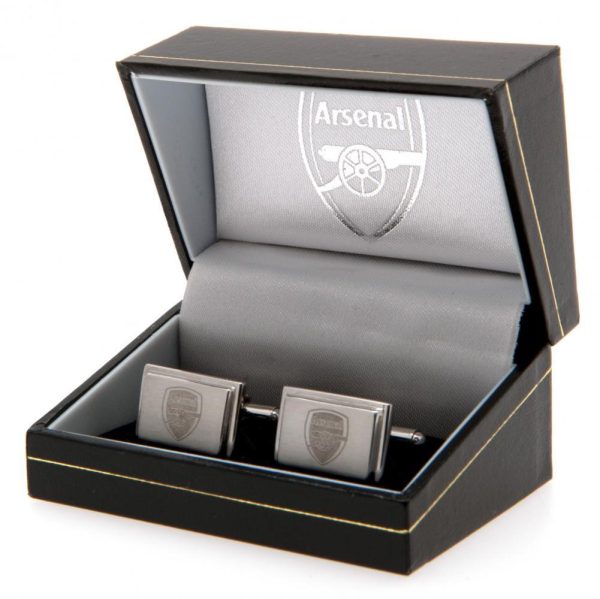 arsenal fc stainless steel cufflinks
