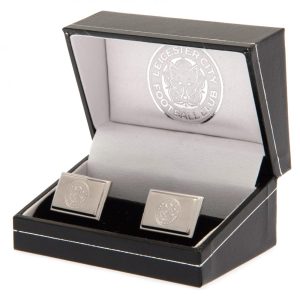 leicester city fc stainless steel cufflinks