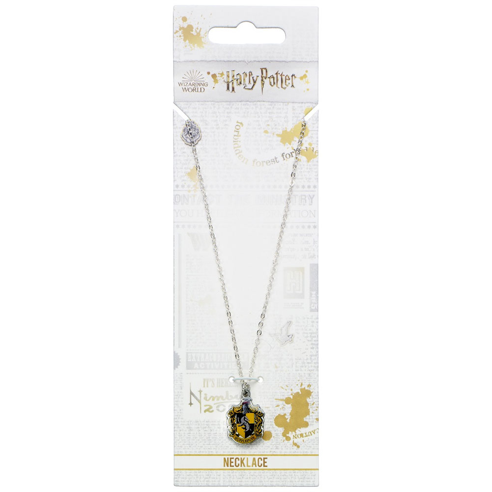 harry potter silver plated necklace hufflepuff harry potter silver plated necklace hufflepuff