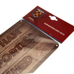 west ham united fc shed sign