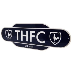 tottenham hotspur fc colour retro sign