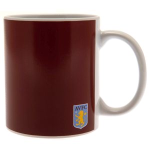 aston villa fc halftone mug