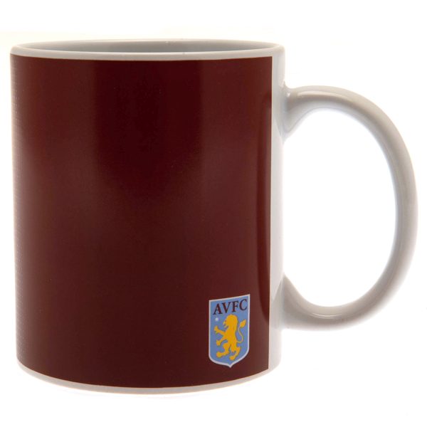 aston villa fc halftone mug