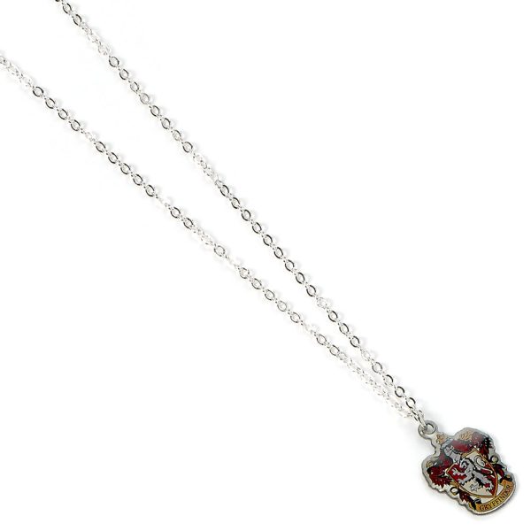 harry potter silver plated necklace gryffindor
