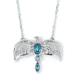 harry potter sterling silver crystal necklace diadem