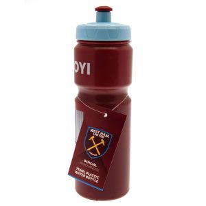 west ham united fc plastic drinks bottle