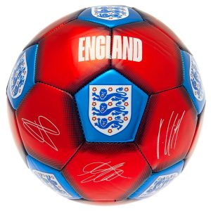 england fa red & blue signature football