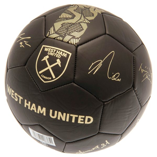west ham united fc sig gold phantom football