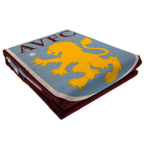 aston villa fc pulse double duvet set