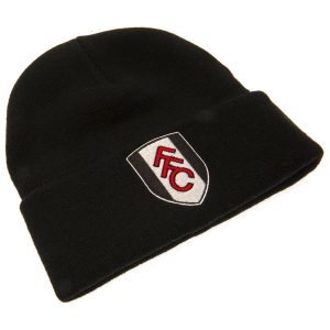 fulham fc black cuff beanie