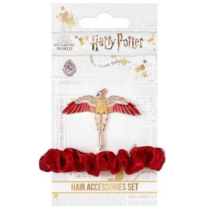 harry potter hair accessory set fawkes