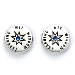 harry potter silver plated earring set ravenclaw