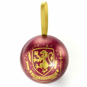 harry potter christmas gift bauble gryffindor
