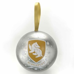 harry potter christmas gift bauble hufflepuff