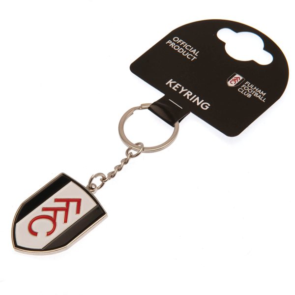 fulham fc crest keyring