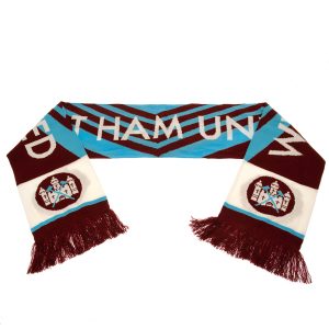 west ham united fc retro 1976 scarf