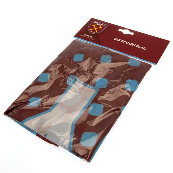 west ham united fc coyi flag