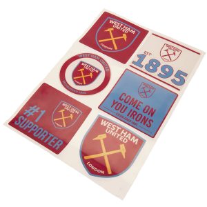 west ham united fc car decal set