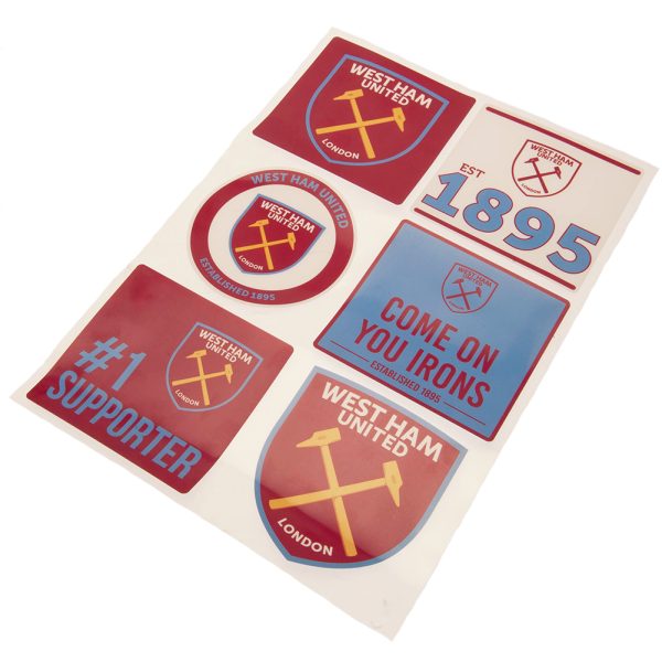 west ham united fc car decal set