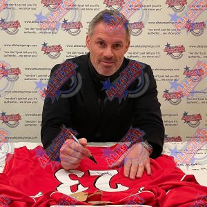 liverpool fc 2000 carragher signed shirt