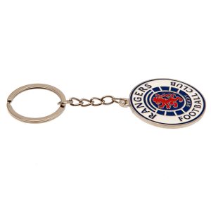 rangers fc ready crest keyring
