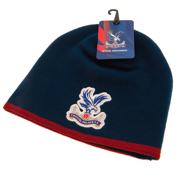 crystal palace fc navy beanie