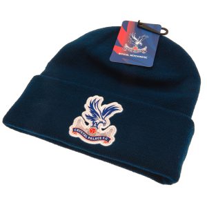 crystal palace fc navy cuff beanie