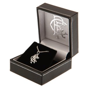 rangers fc sterling silver pendant & chain small