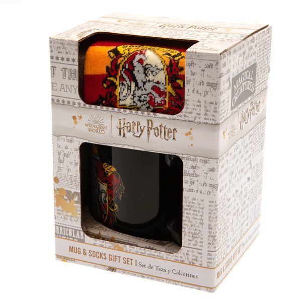 harry potter mug & sock set