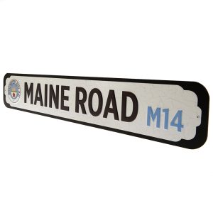 manchester city fc deluxe stadium sign