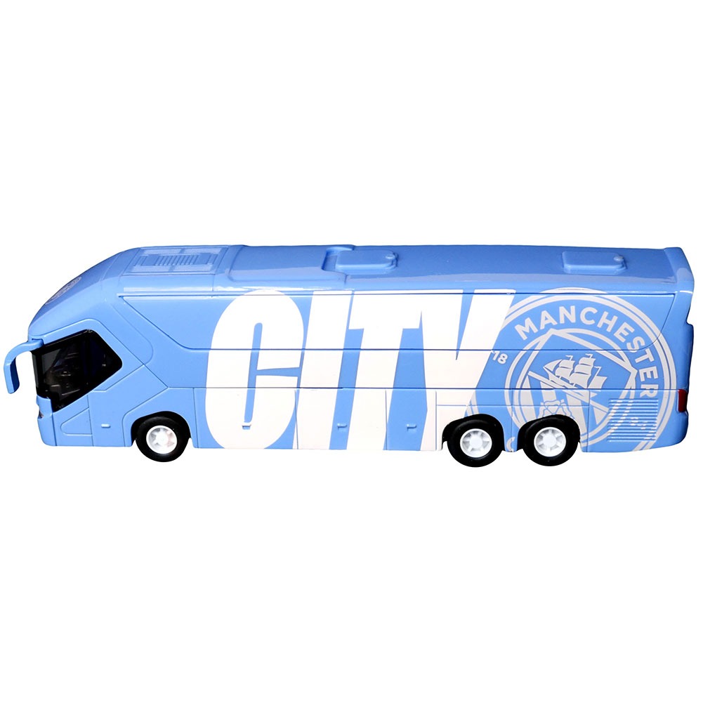 manchester city fc diecast team bus manchester city fc diecast team bus