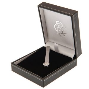 rangers fc stainless steel ready crest tie slide