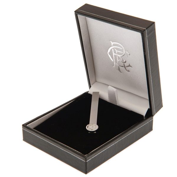 rangers fc stainless steel ready crest tie slide