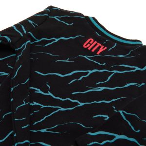 manchester city fc sleepsuit 6/9 mths lt