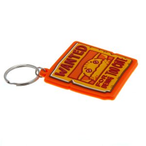 star wars: the mandalorian pvc keyring wanted